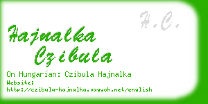 hajnalka czibula business card